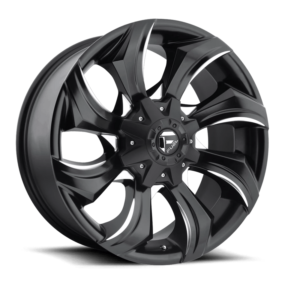 Fuel 1PC D571 STRYKR 20x9 ET1 5x139.7 Gloss Black Milled