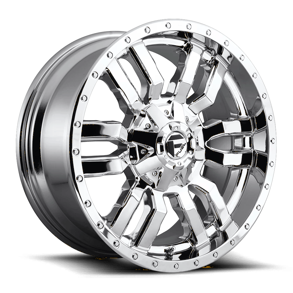 Fuel 1PC D631 SLEDGE 20x10 ET-18 8x165.1 Chrome