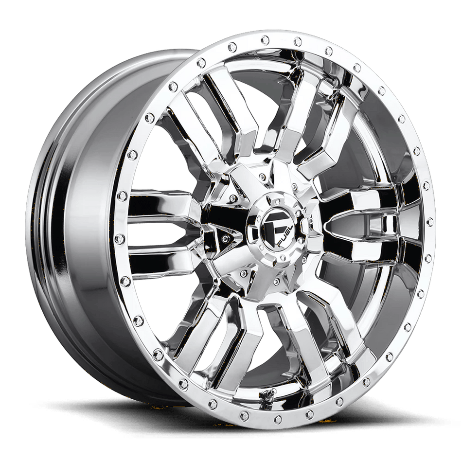 Fuel 1PC D631 SLEDGE 20x9 ET1 8x180 Chrome