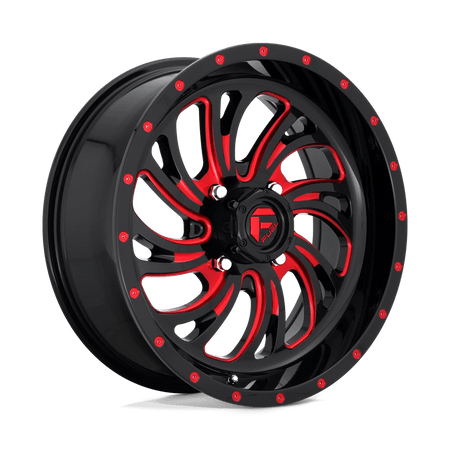 Fuel UTV D642 KOMPRESSOR UTV 18x7 ET13 4x137 Gloss Black w/ Red Tint