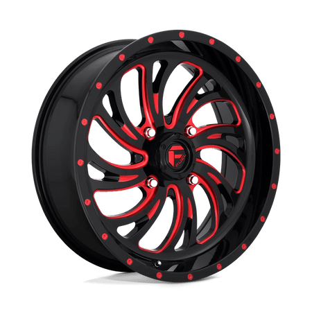 Fuel UTV D642 KOMPRESSOR UTV 20x7 ET13 4x156 Gloss Black w/ Red Tint