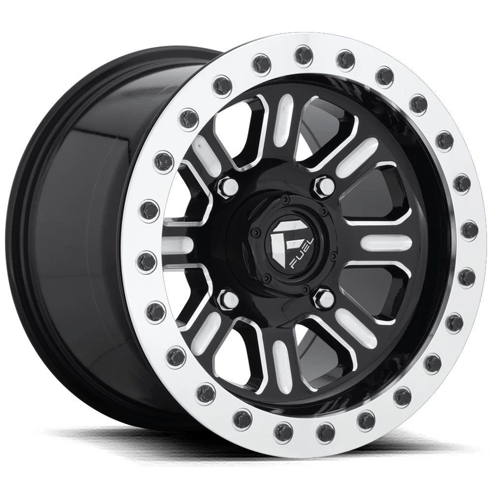 Fuel UTV D910 HARDLINE UTV BEADLOCK 15x10 ET25 4x156 Gloss Black Milled