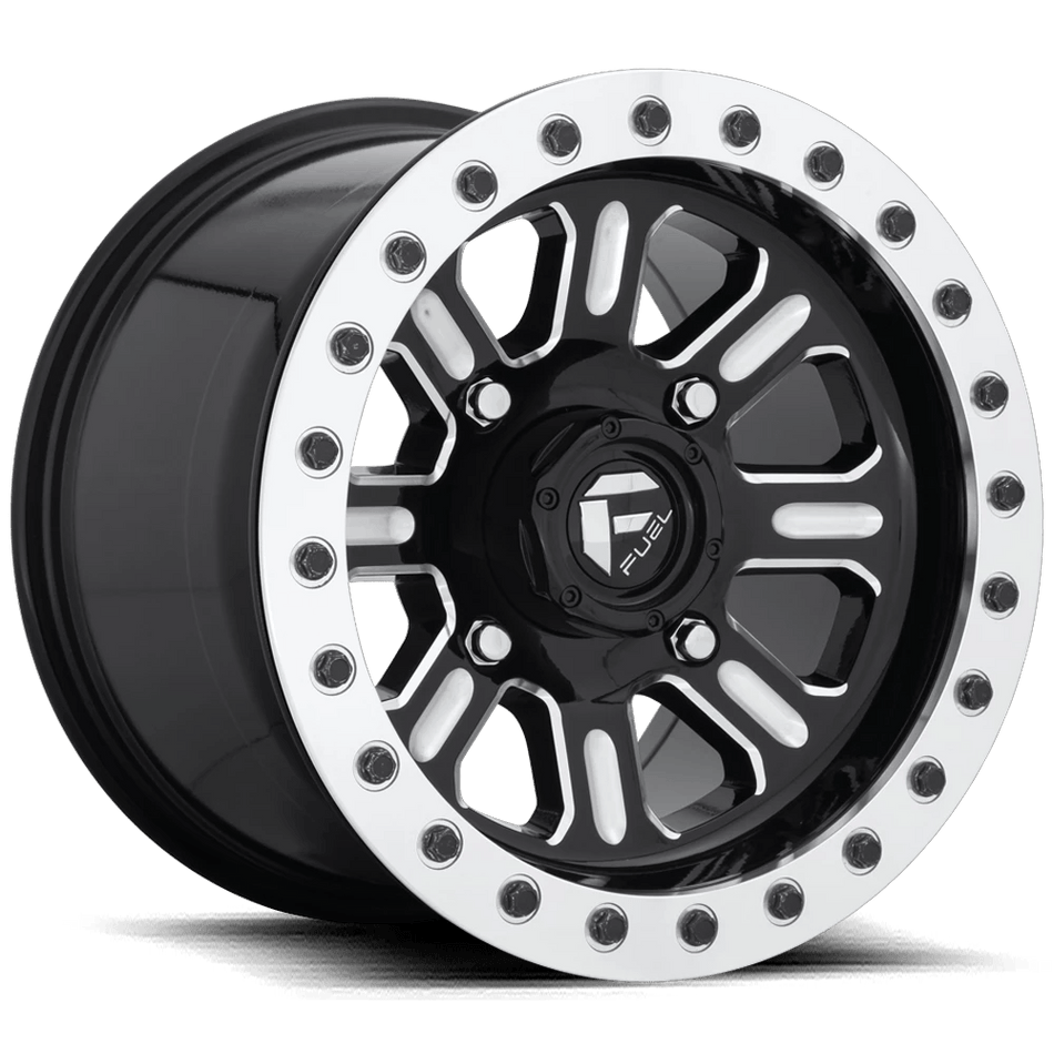 Fuel UTV D910 HARDLINE UTV BEADLOCK 15x7 ET38 4x156 Gloss Black Milled