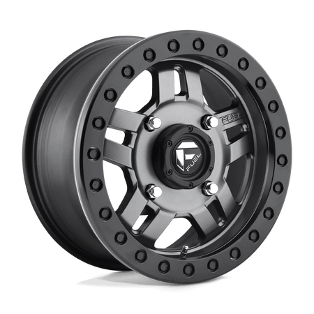 Fuel UTV D918 ANZA UTV BEADLOCK 15x7 ET38 4x156 Matte Gunmetal