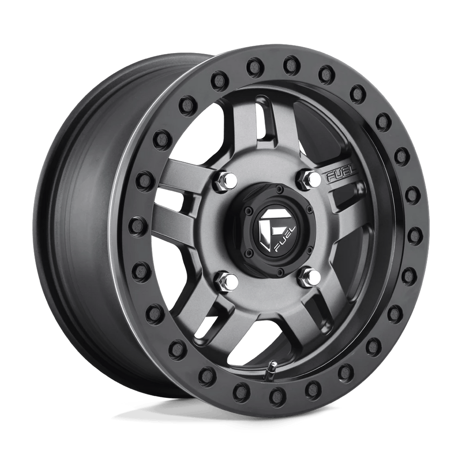 Fuel UTV D918 ANZA UTV BEADLOCK 15x7 ET38 4x156 Matte Gunmetal