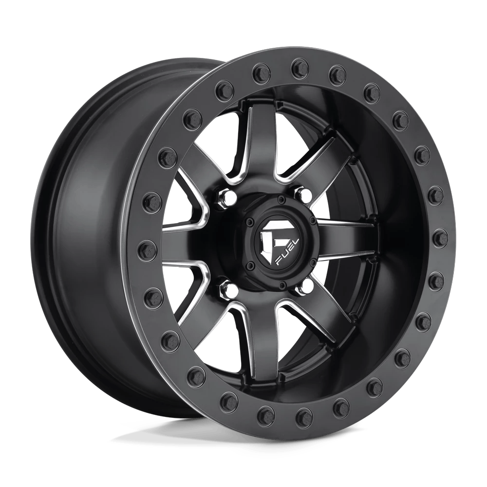 Fuel UTV D928 MAVERICK UTV BEADLOCK 15x8 ET0 4x137 Matte Black