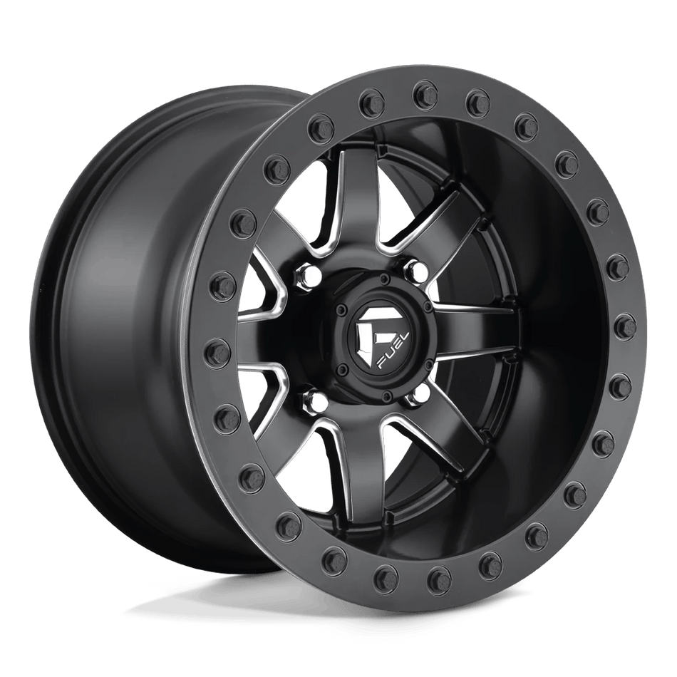 Fuel UTV D928 MAVERICK UTV BEADLOCK 14x8 ET0 4x137 Matte Black