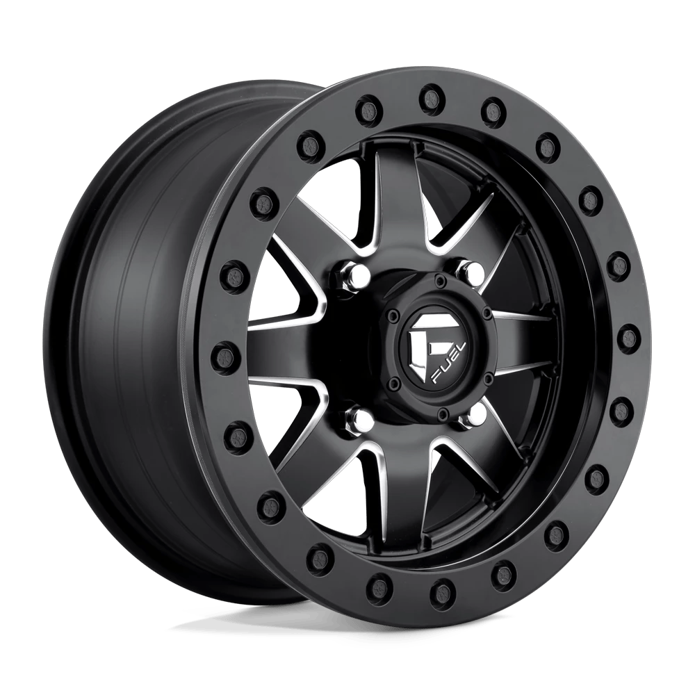 Fuel UTV D938 MAVERICK UTV BEADLOCK 14x7 ET38 4x137 Matte Black Milled