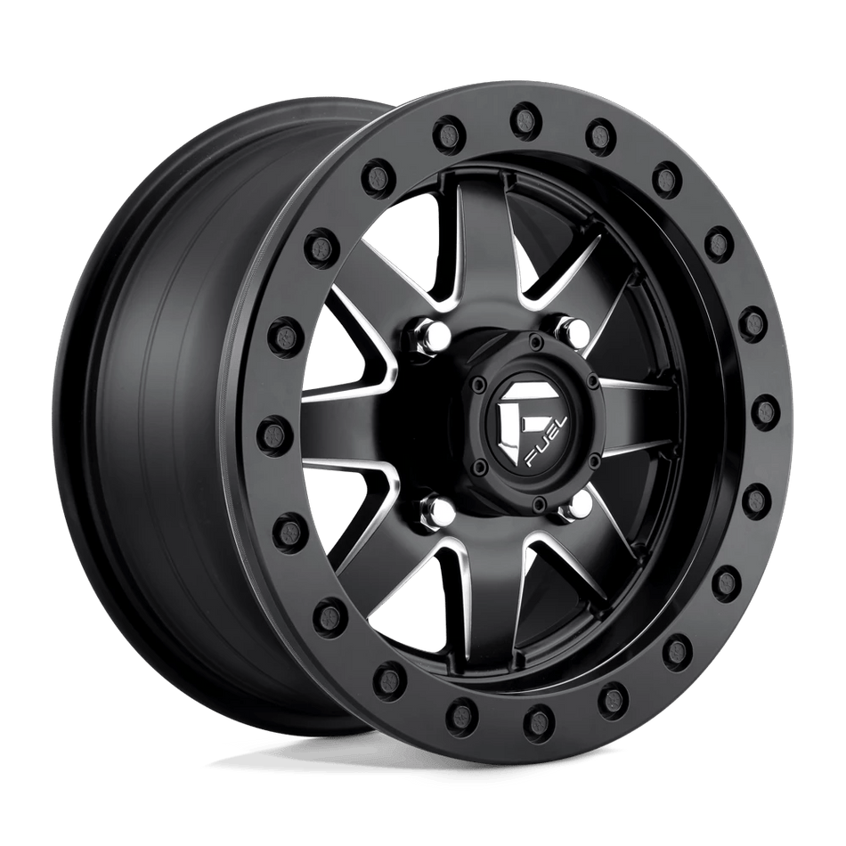 Fuel UTV D938 MAVERICK UTV BEADLOCK 14x7 ET38 4x137 Matte Black Milled