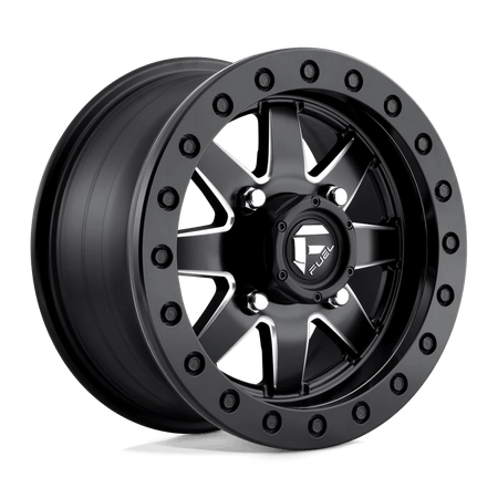 Fuel UTV D938 MAVERICK UTV BEADLOCK 15x7 ET38 4x137 Matte Black Milled