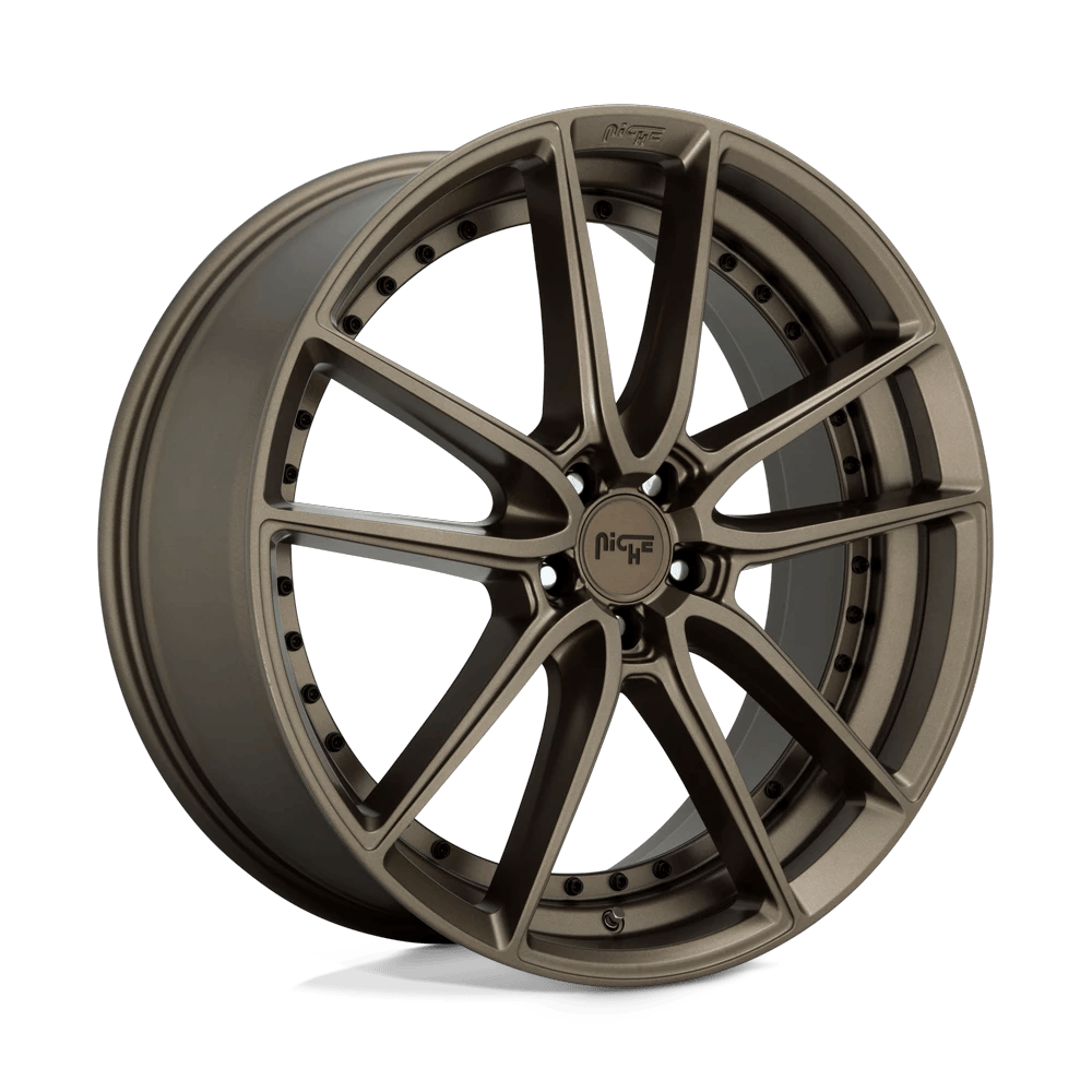 Niche 1PC M222 DFS 22x9 ET38 5x114.3 Matte Bronze