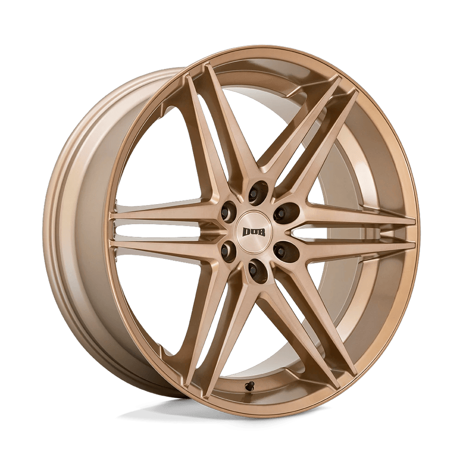 DUB 1PC S266 DIRTY DOG 24x10 ET25 6x139.7 Platinum Bronze