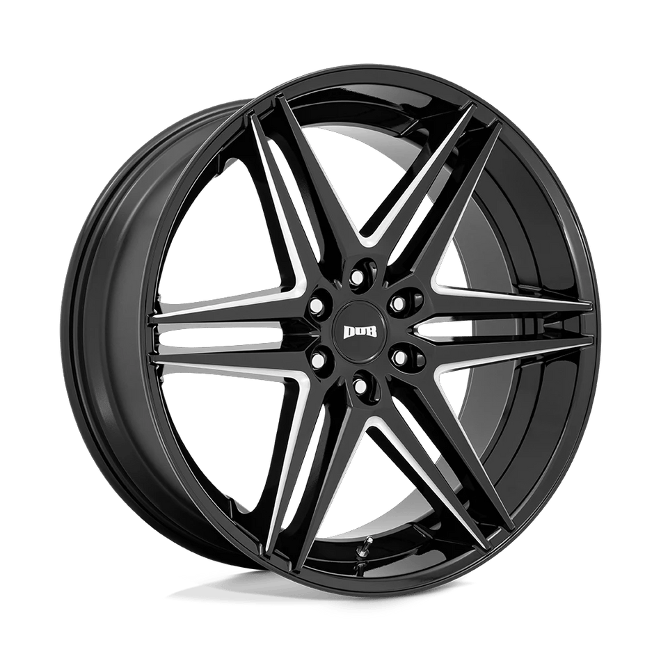 DUB 1PC S267 DIRTY DOG 26x10 ET30 6x135 Gloss Black Milled