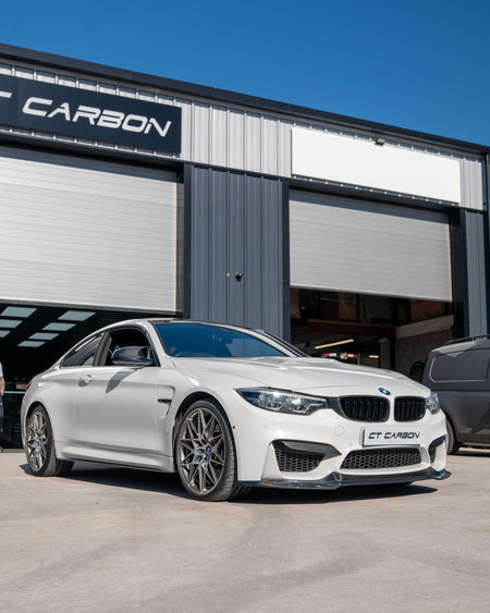 BMW M4 (F82) COUPE FULL CARBON FIBRE KIT - V STYLE-Kit-CT CARBON-CT Carbon - High-quality carbon fiber and gloss black aerodynamic parts for premium sports and luxury vehicles.