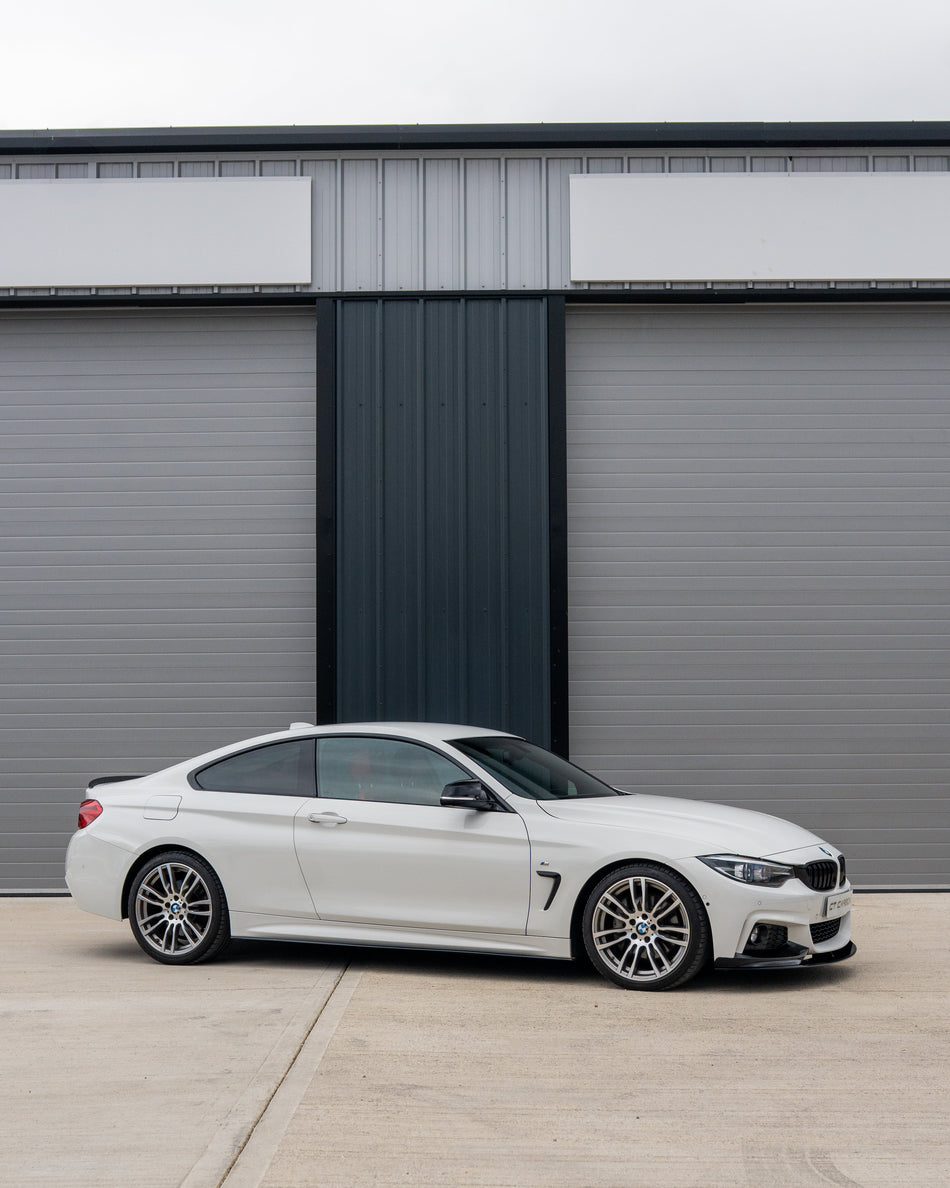 BMW 4 SERIES F32/F33/F36 GLOSS BLACK SIDE SKIRTS - MP STYLE - BLAK BY CT CARBON