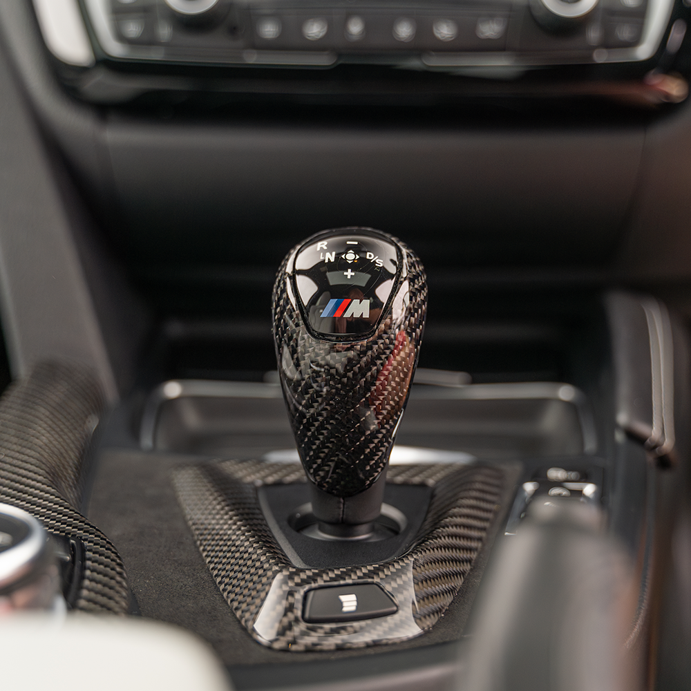 BMW M2/M3/M4/M5/M6 F10/F12/F13/F80/F82/F83/F87 SHIFT KNOB-Accessories-CT CARBON-CT Carbon - High-quality carbon fiber and gloss black aerodynamic parts for premium sports and luxury vehicles.