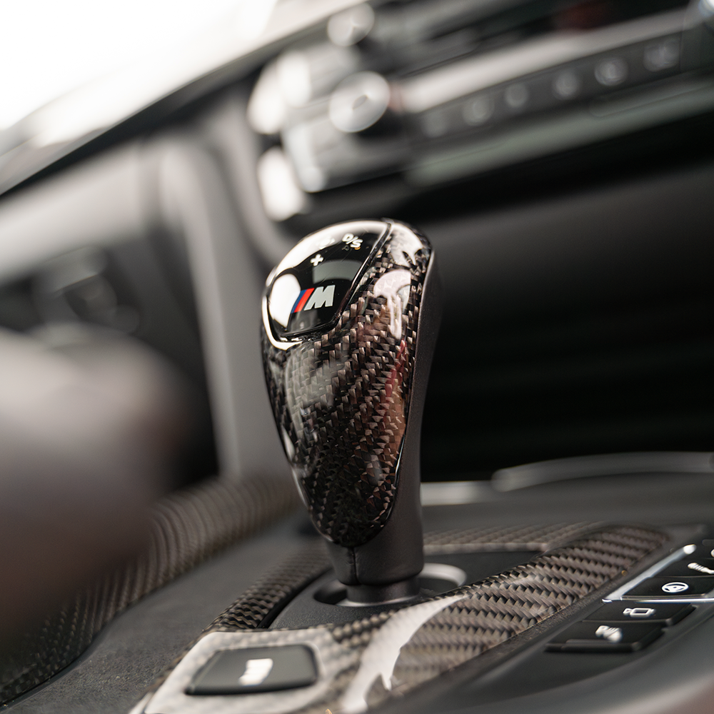 BMW M2/M3/M4/M5/M6 F10/F12/F13/F80/F82/F83/F87 SHIFT KNOB-Accessories-CT CARBON-CT Carbon - High-quality carbon fiber and gloss black aerodynamic parts for premium sports and luxury vehicles.
