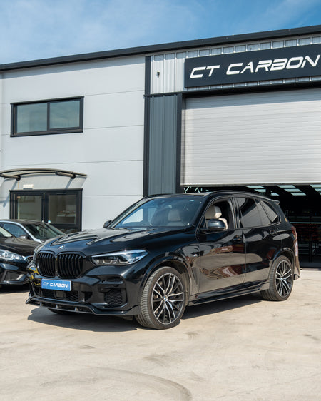 BMW G05 X5 FULL CARBON FIBRE KIT-Kit-CT CARBON-CT Carbon - High-quality carbon fiber and gloss black aerodynamic parts for premium sports and luxury vehicles.