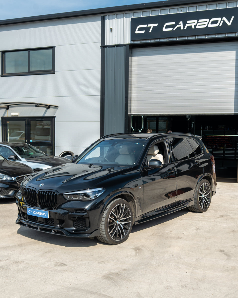 BMW G05 X5 FULL CARBON FIBRE KIT-Kit-CT CARBON-CT Carbon - High-quality carbon fiber and gloss black aerodynamic parts for premium sports and luxury vehicles.