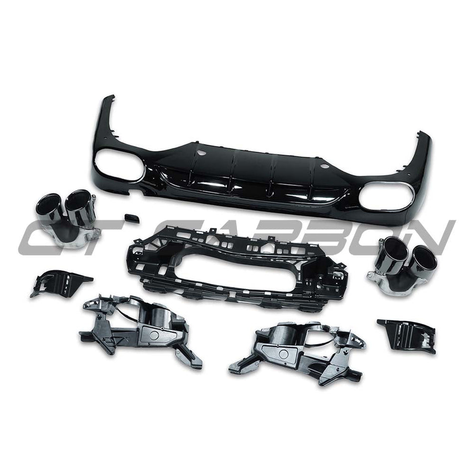 MERCEDES E-CLASS W214 2024+ DIFFUSER WITH TIPS