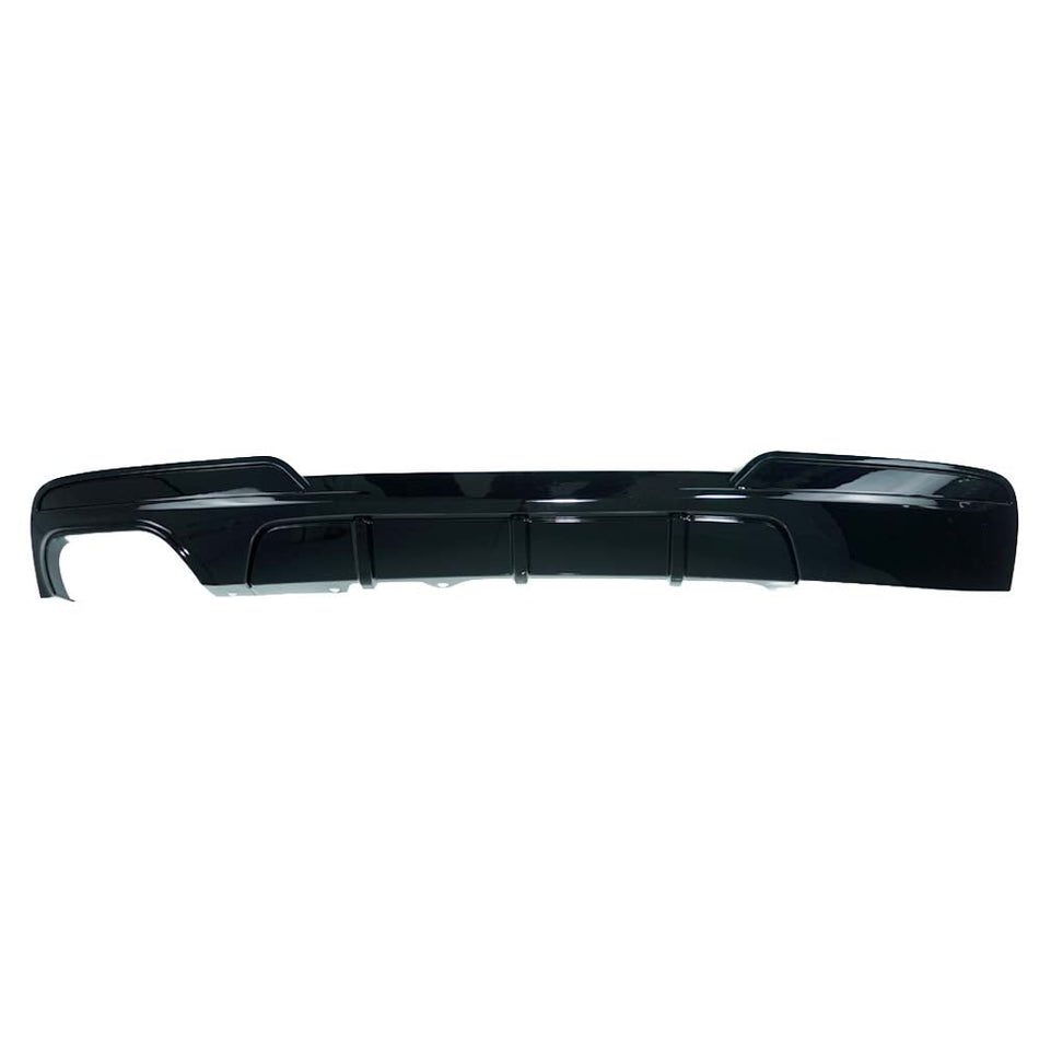 BMW 5 SERIES F10/F18 GLOSS BLACK TWIN LEFT DIFFUSER - V2