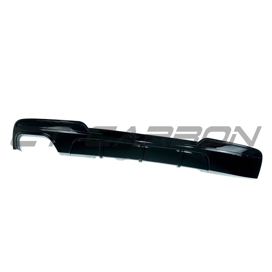 BMW 5 SERIES F10/F18 GLOSS BLACK TWIN LEFT DIFFUSER - V2