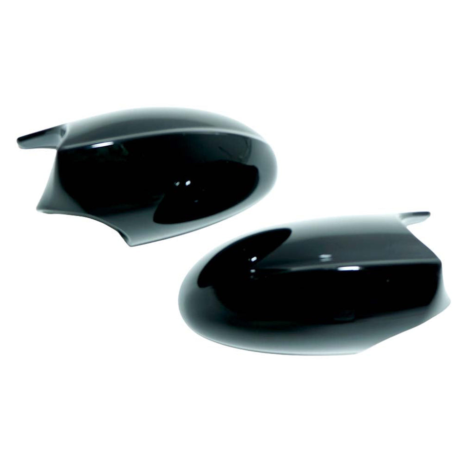 BMW 1 & 3 SERIES E82/E83/E87/E88/E90/E91/E92/E93 2011-2013 LCI GLOSS BLACK MIRROR CAP REPLACEMENTS