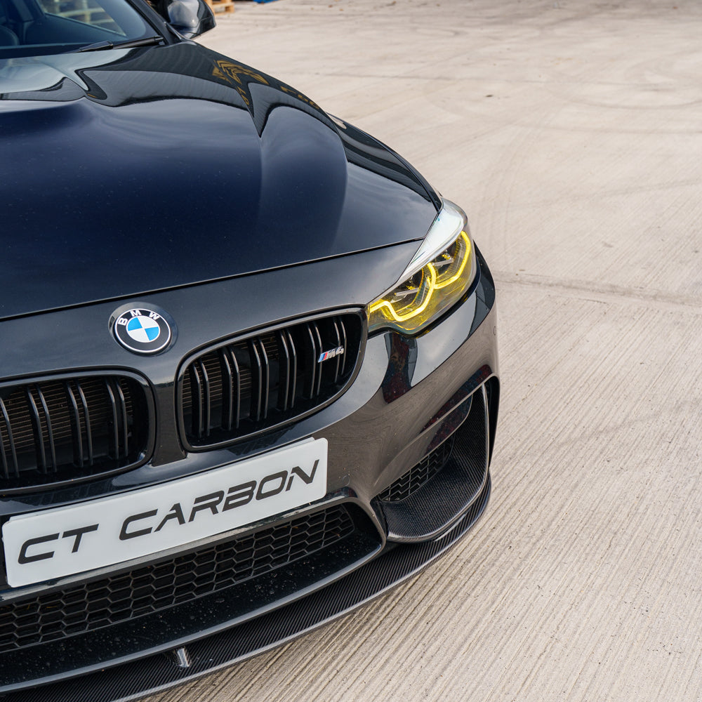 BMW M4 (F82) COUPE FULL CARBON FIBRE KIT - V1-Kit-CT CARBON-CT Carbon - High-quality carbon fiber and gloss black aerodynamic parts for premium sports and luxury vehicles.