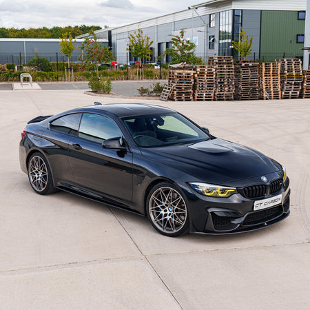 BMW M4 (F82) COUPE FULL CARBON FIBRE KIT - V1-Kit-CT CARBON-CT Carbon - High-quality carbon fiber and gloss black aerodynamic parts for premium sports and luxury vehicles.