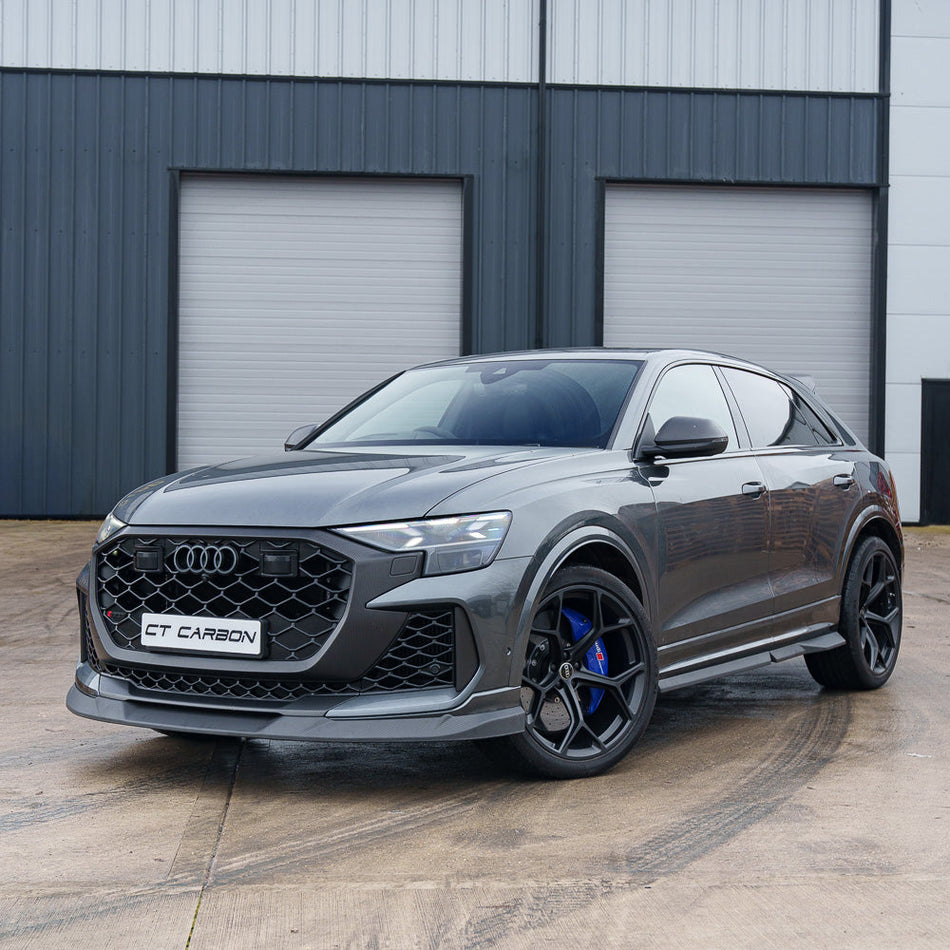 AUDI RSQ8 FACELIFT 2025+ CARBON FIBRE SPLITTER - CT DESIGN