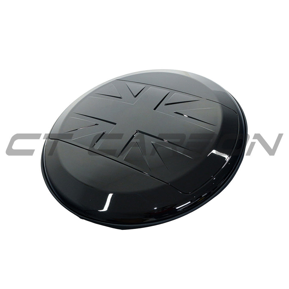 LAND ROVER DEFENDER L663 110 & 90 GLOSS BLACK SPARE WHEEL COVER - V2