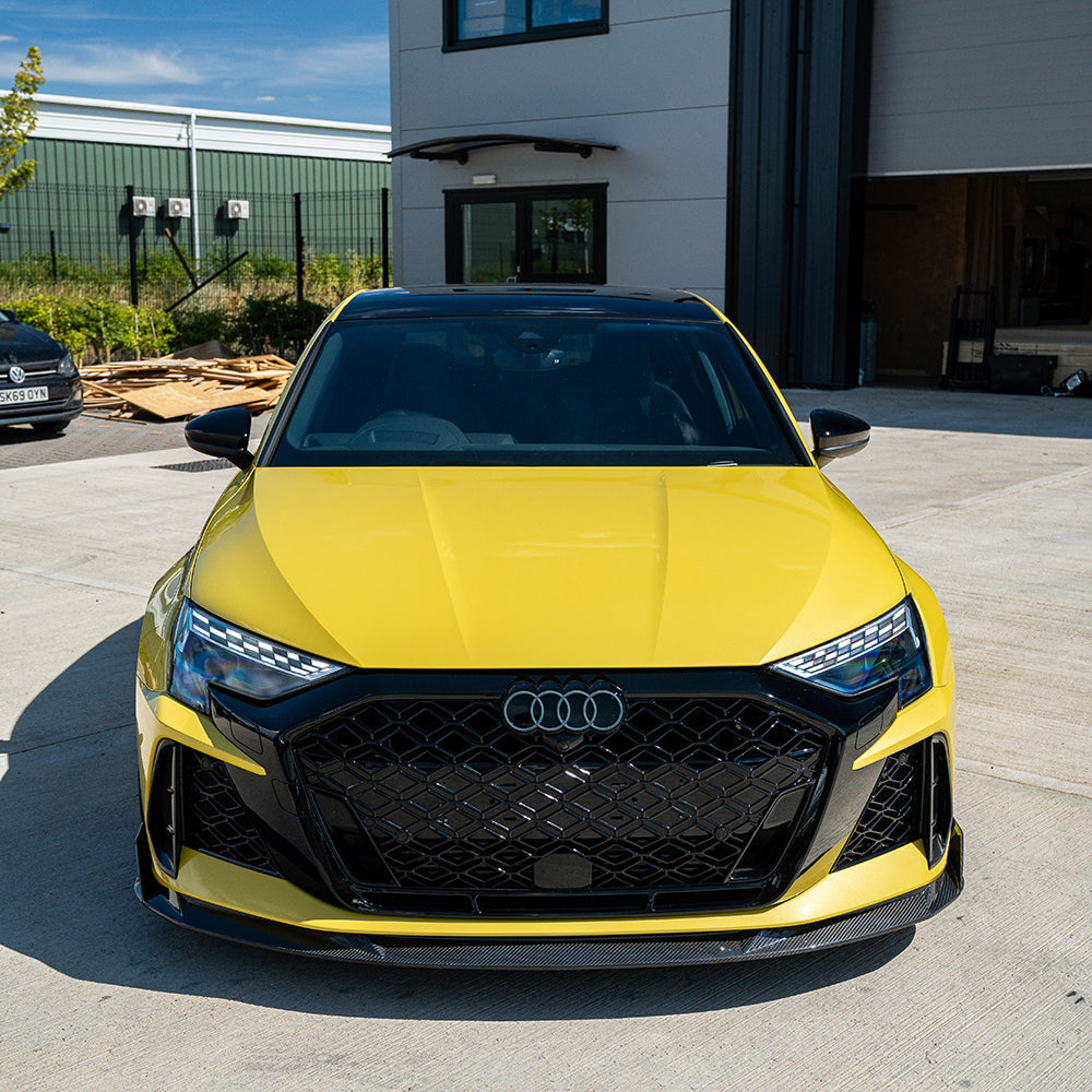 AUDI RS3 8Y 2025+ FACELIFT SPORTBACK FULL CARBON FIBRE KIT - CT DESIGN V2-Kit-CT CARBON-CT Carbon - High-quality carbon fiber and gloss black aerodynamic parts for premium sports and luxury vehicles.