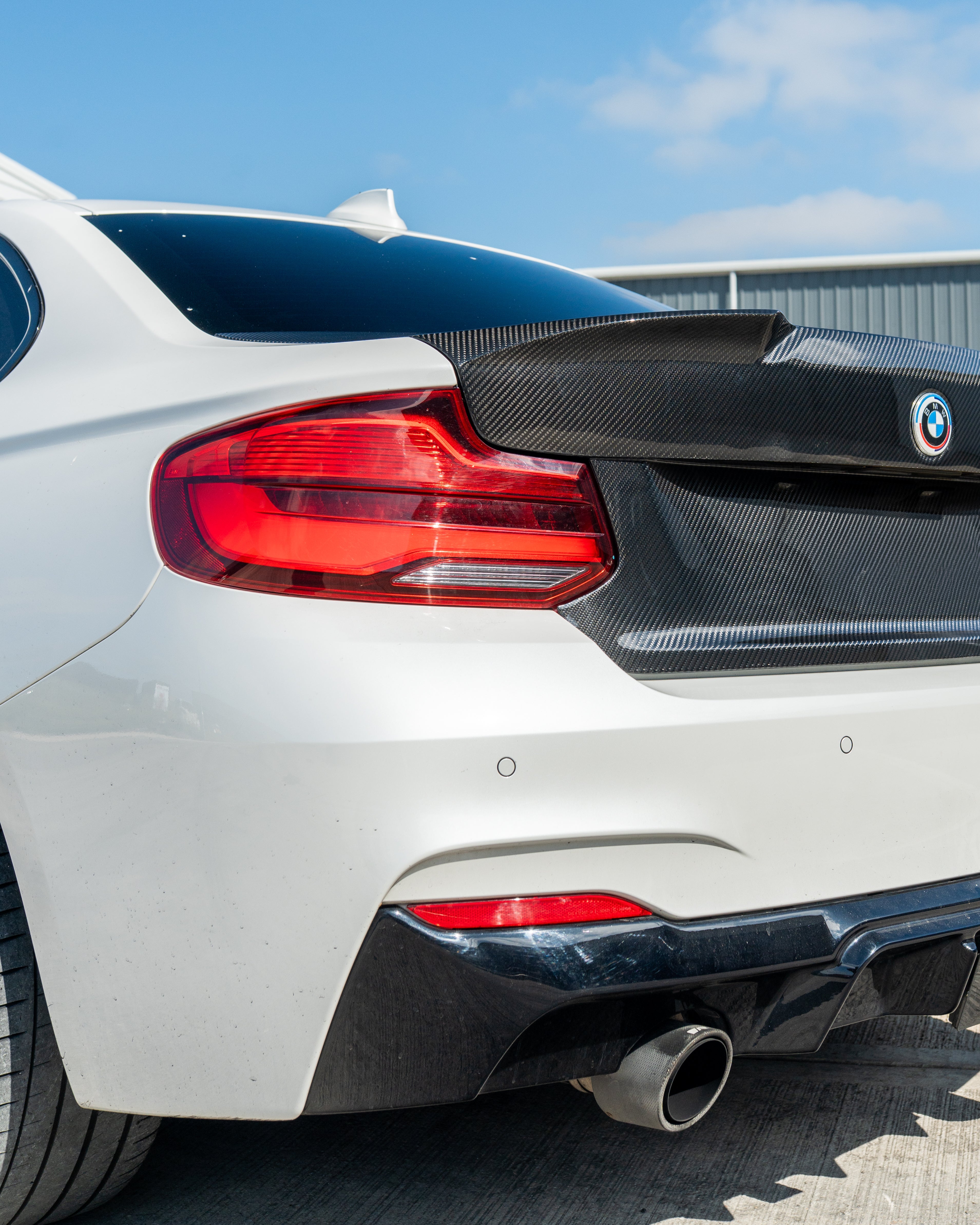 BMW M2 / M2C F87 & F22 2 SERIES CARBON FIBRE BOOTLID - MP STYLE-Bootlid-CT CARBON-CT Carbon - High-quality carbon fiber and gloss black aerodynamic parts for premium sports and luxury vehicles.