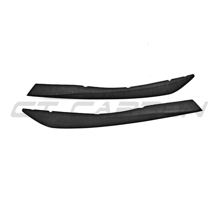 AUDI A5/S5/RS5 B9 COUPE 2016-2019 CARBON FIBRE HEADLIGHT EYEBROWS-Accessories-CT CARBON-CT Carbon - High-quality carbon fiber and gloss black aerodynamic parts for premium sports and luxury vehicles.