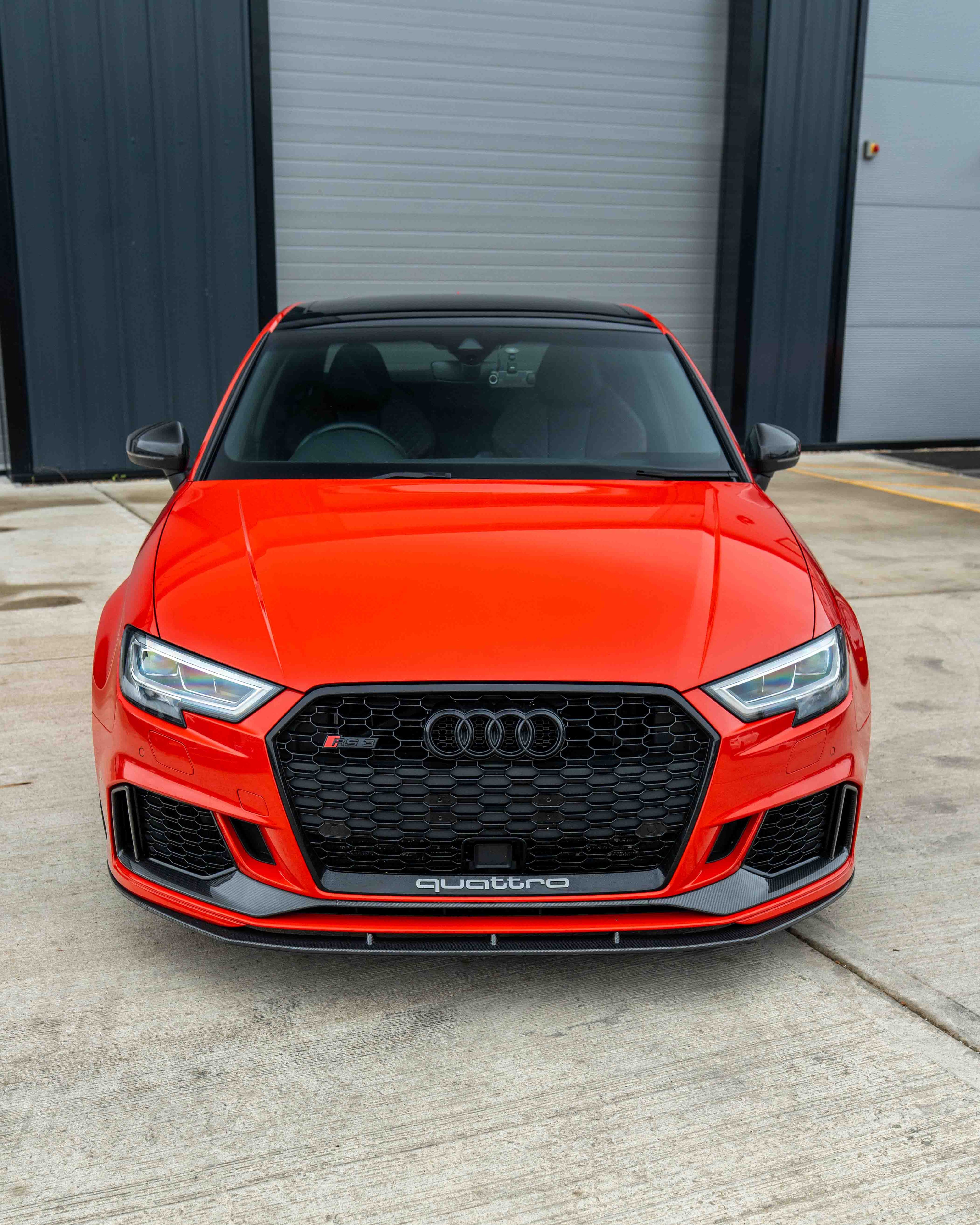 AUDI RS3 8V FACELIFT CARBON FIBRE BUMPER TRIM-Accessories-CT CARBON-CT Carbon - High-quality carbon fiber and gloss black aerodynamic parts for premium sports and luxury vehicles.
