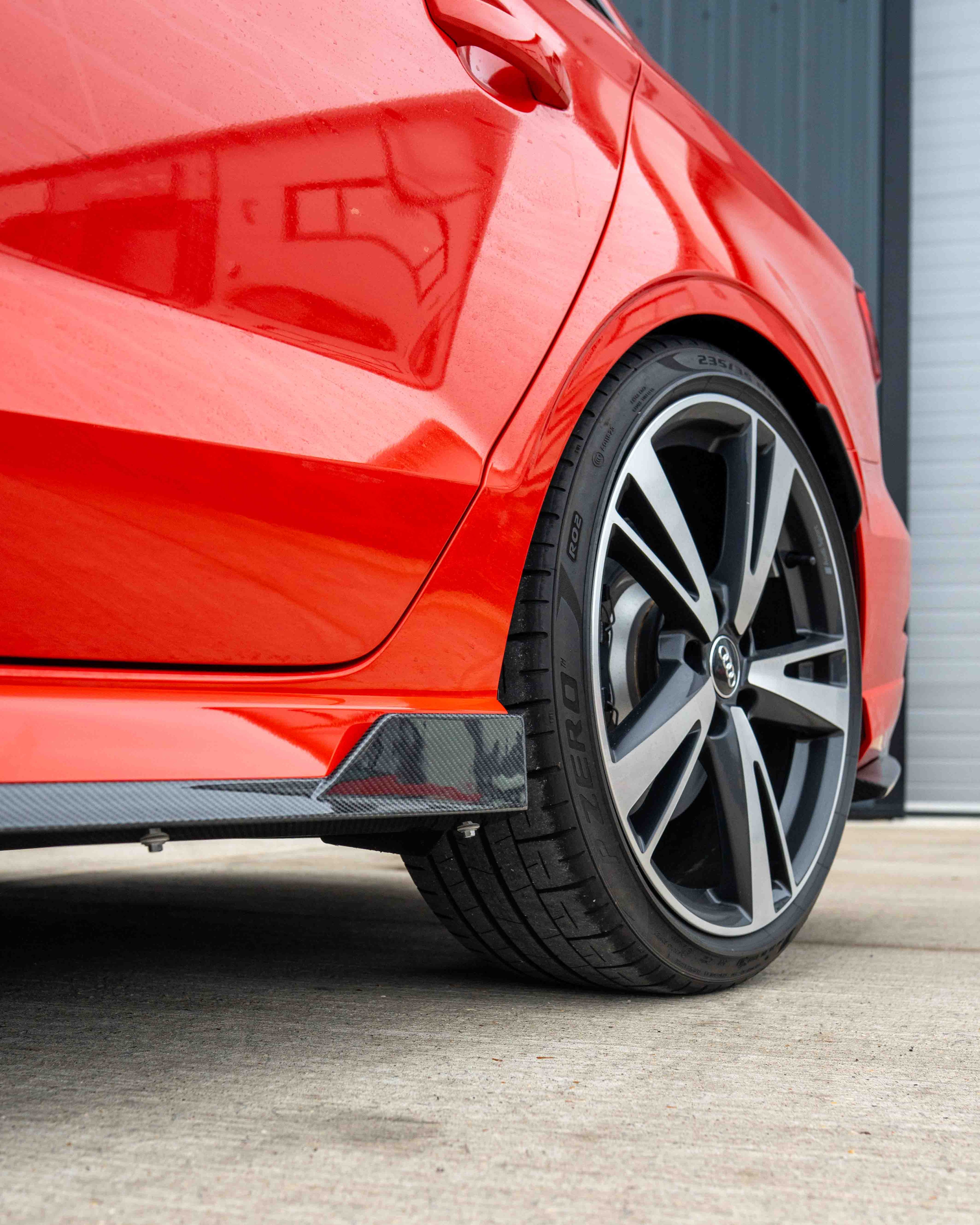 AUDI A3/S3/RS3 8V SALOON CARBON FIBRE SIDE SKIRTS-Side Skirts-CT CARBON-CT Carbon - High-quality carbon fiber and gloss black aerodynamic parts for premium sports and luxury vehicles.