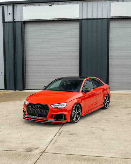 AUDI RS3 8V FACELIFT CARBON FIBRE BUMPER TRIM-Accessories-CT CARBON-CT Carbon - High-quality carbon fiber and gloss black aerodynamic parts for premium sports and luxury vehicles.