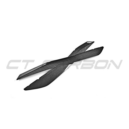 AUDI A5/S5/RS5 B9 COUPE 2016-2019 CARBON FIBRE HEADLIGHT EYEBROWS-Accessories-CT CARBON-CT Carbon - High-quality carbon fiber and gloss black aerodynamic parts for premium sports and luxury vehicles.