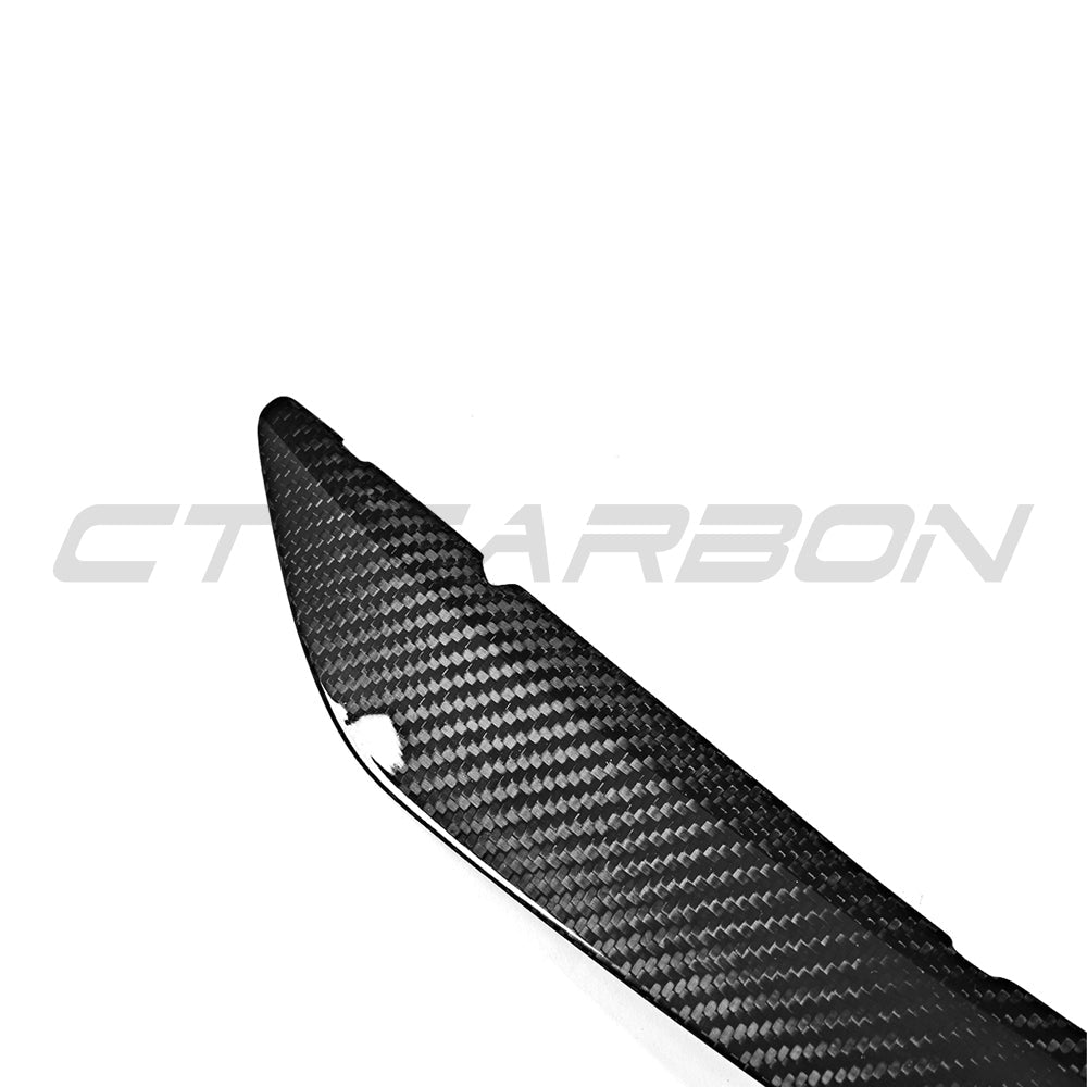 AUDI A5/S5/RS5 B9 COUPE 2016-2019 CARBON FIBRE HEADLIGHT EYEBROWS-Accessories-CT CARBON-CT Carbon - High-quality carbon fiber and gloss black aerodynamic parts for premium sports and luxury vehicles.