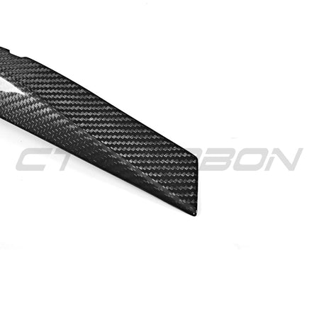 AUDI A5/S5/RS5 B9 COUPE 2016-2019 CARBON FIBRE HEADLIGHT EYEBROWS-Accessories-CT CARBON-CT Carbon - High-quality carbon fiber and gloss black aerodynamic parts for premium sports and luxury vehicles.