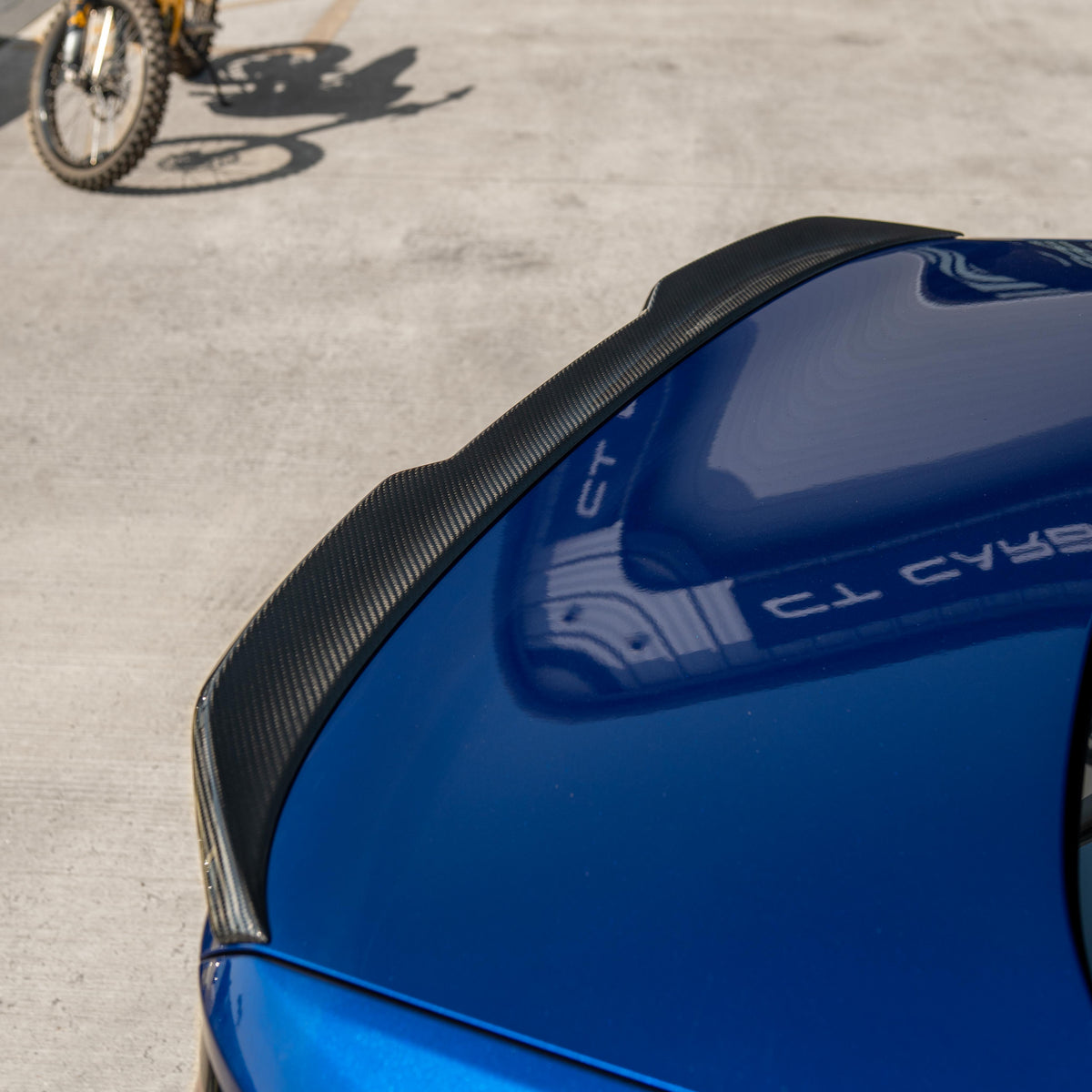 BMW M5 F90 & G30 5 SERIES CARBON FIBRE SPOILER - MP STYLE-Spoiler-CT CARBON-CT Carbon - High-quality carbon fiber and gloss black aerodynamic parts for premium sports and luxury vehicles.