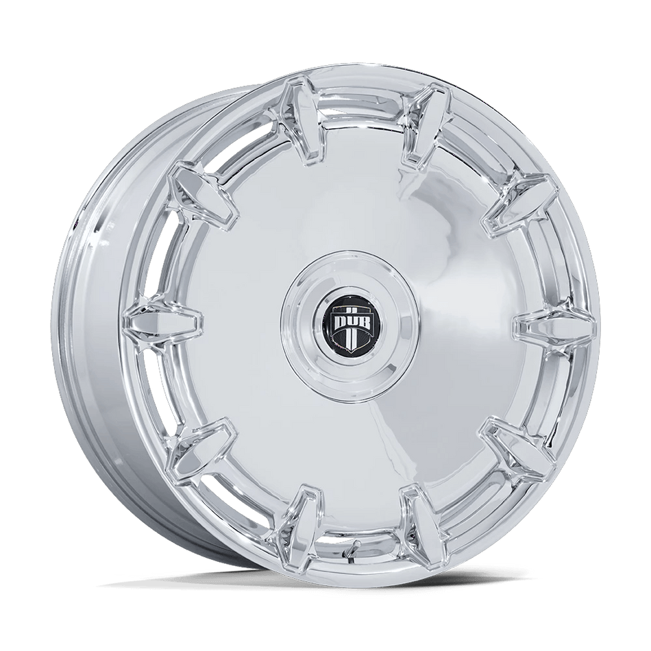 DUB 1PC DC271 CHEEF 26x10 ET15 BLANK Chrome
