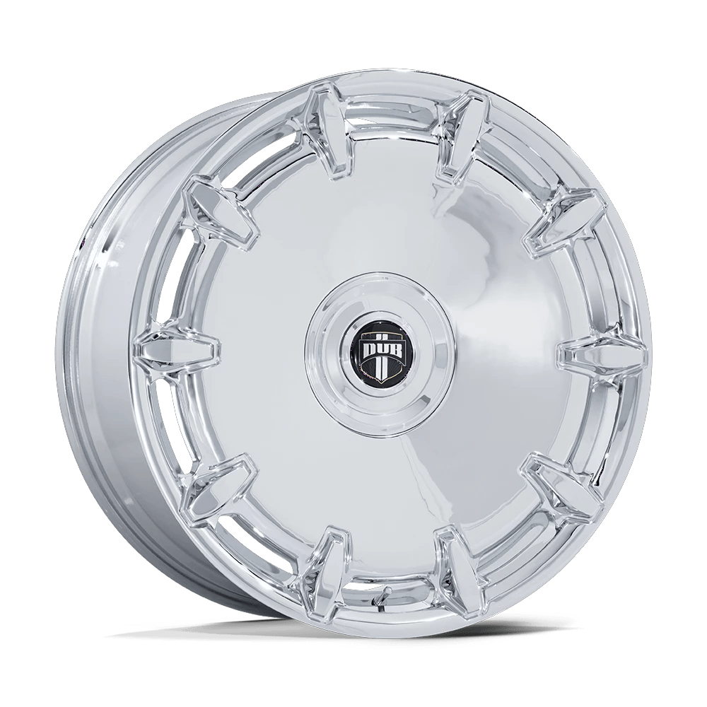 DUB 1PC DC271 CHEEF 24x9 ET15 5x115/120 Chrome