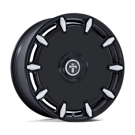 DUB 1PC DC271 CHEEF 24x10 ET18 BLANK Gloss Black Milled