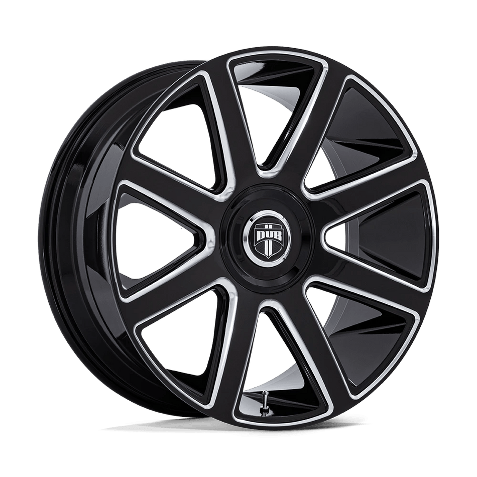 DUB 1PC DC273 PULL 24x10 ET30 6x135/5.5 Gloss Black Milled