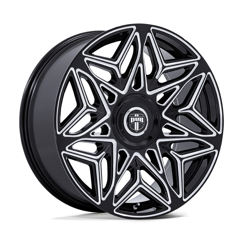 DUB 1PC DC274 ANOMALY 22x9 ET15 5x115/120 Gloss Black Milled