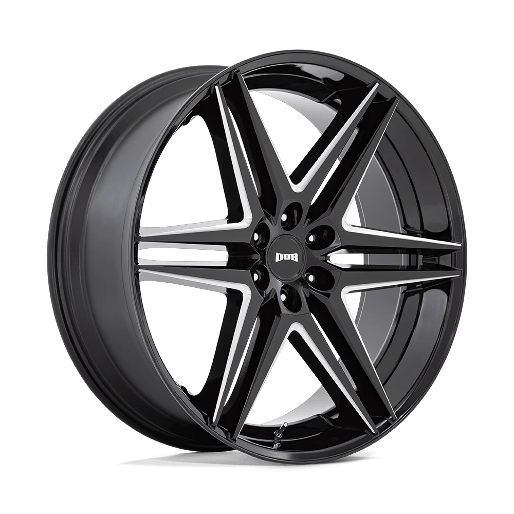 DUB 1PC S267 DIRTY DOG 26x10 ET25 6x139.7 Gloss Black Milled