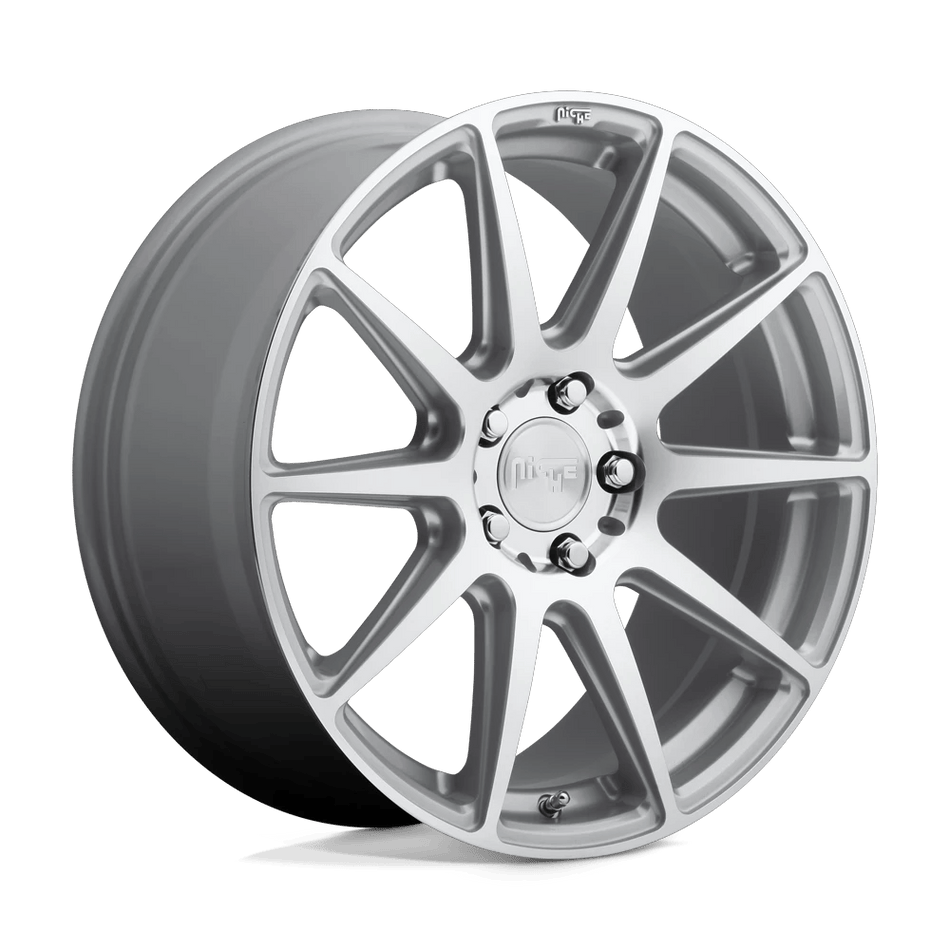 Niche 1PC M146 ESSEN 19x8.5 ET42 5x112 Gloss Silver Machined