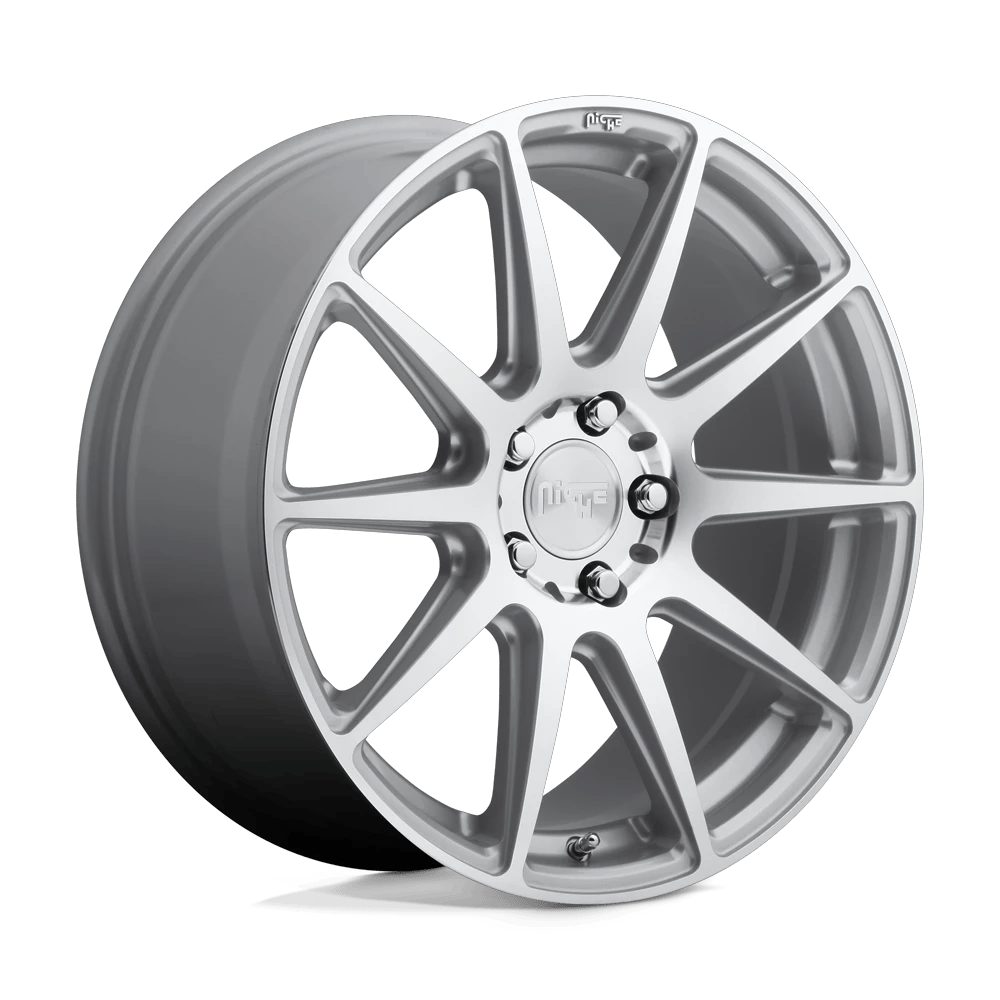 Niche 1PC M146 ESSEN 20x10 ET40 5x114.3 Gloss Silver Machined