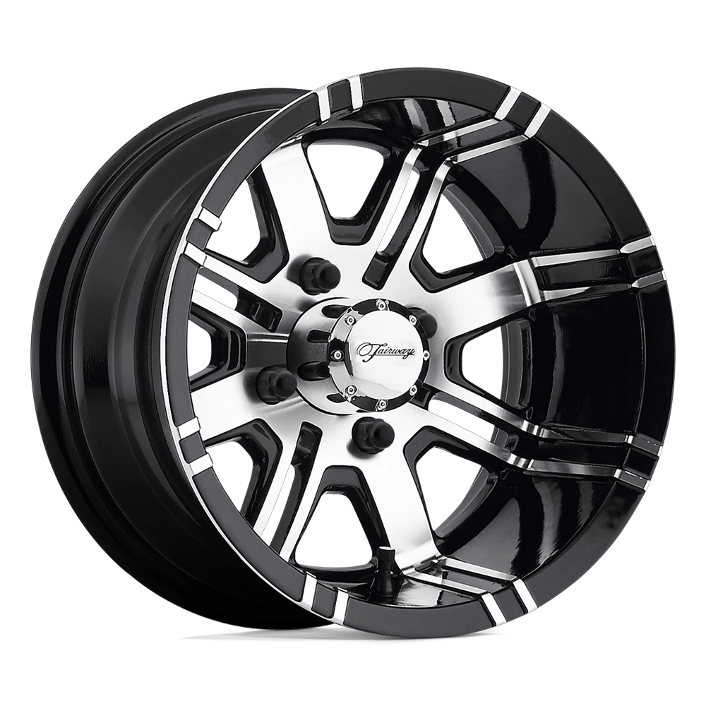 Fairway Alloys FA119 AGGRESSOR UTV 12x7 ET-40 4x101.6 Machined Gloss Black